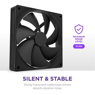 Foto 7 | Ventiladores De Presión Estática Nzxt F120p De 120 Mm, Paquete Único, Negros - Venta Internacional.