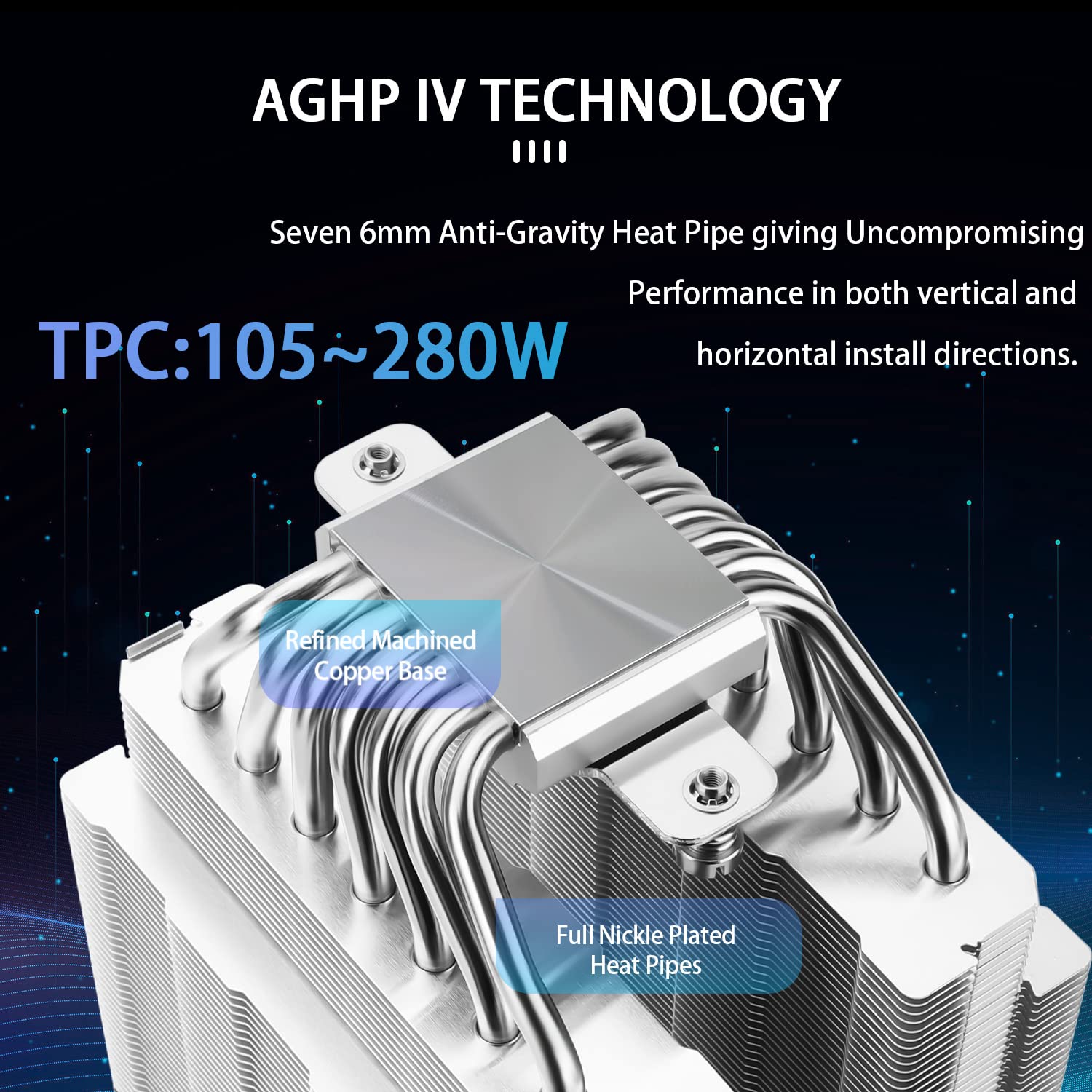 Foto 3 pulgar | Enfriador De Aire Para Cpu Thermalright Ps120se, 7 Tubos De Calor, Doble De 120 M - Venta Internacional.