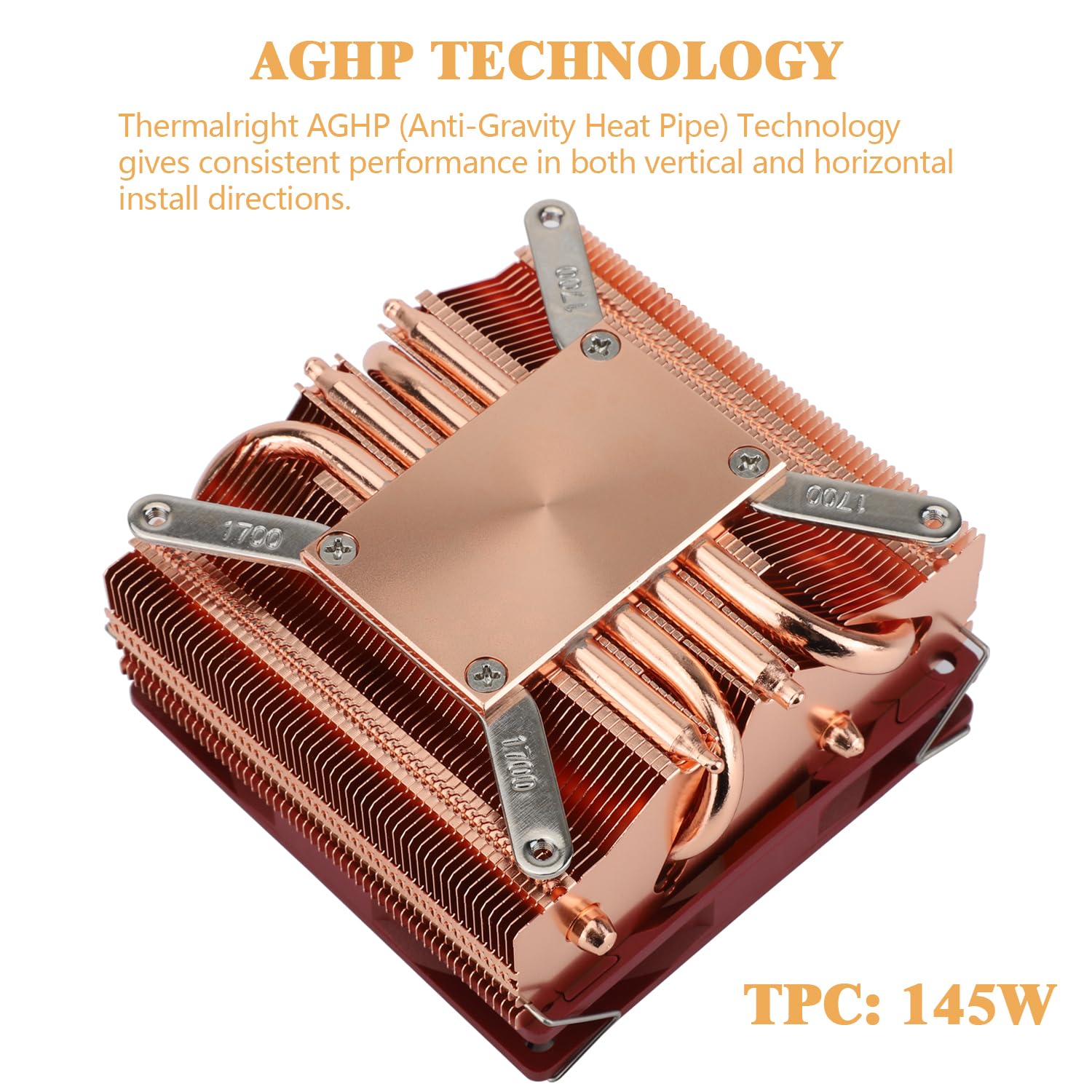 Foto 2 | Enfriador De Cpu Thermalright Axp90-x53 Completamente De Cobre De Bajo Perfil - Venta Internacional.