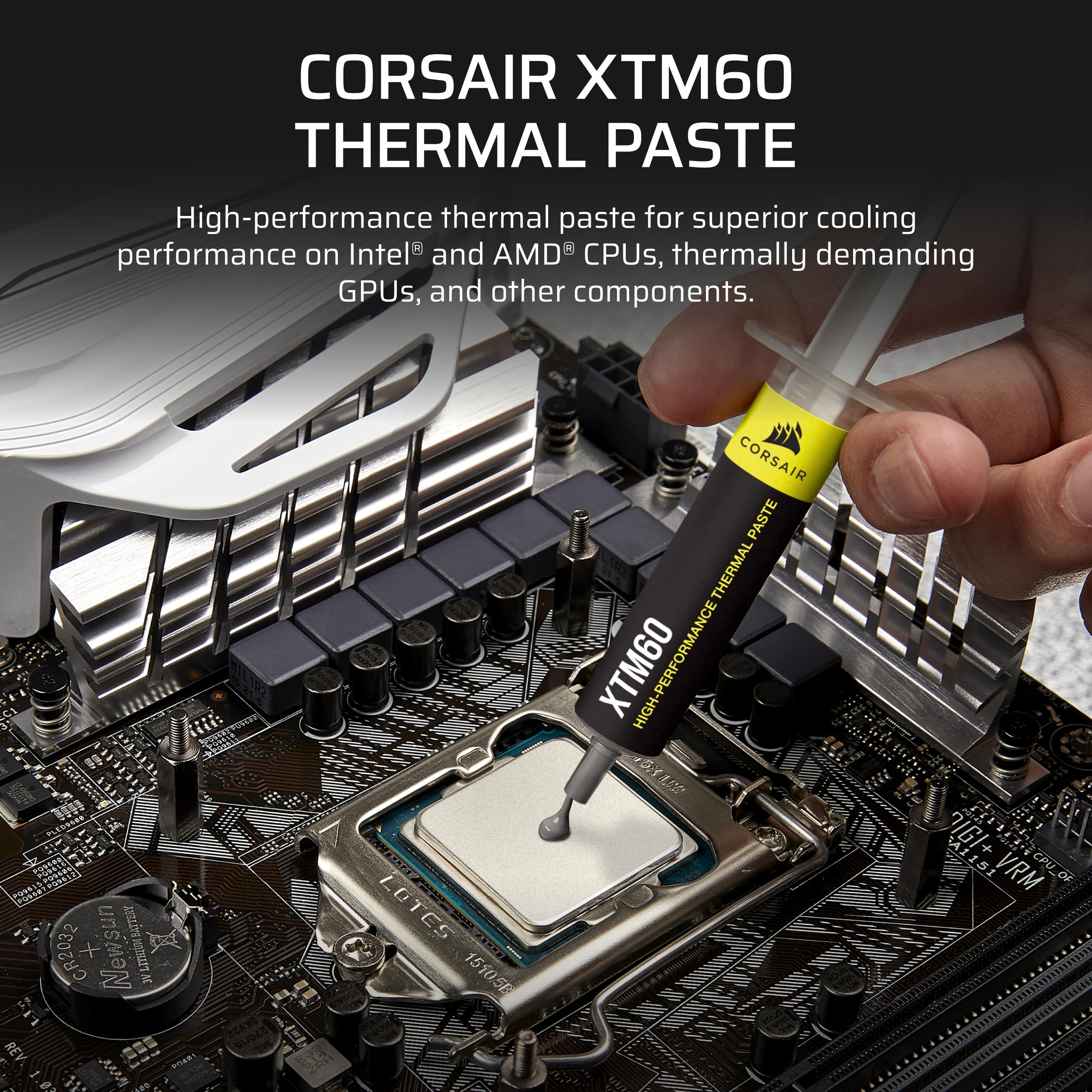 Foto 3 pulgar | Pasta Térmica Corsair Xtm60 3g De Alto Rendimiento Para Cpu/gpu - Venta Internacional.