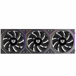 Foto 1 | Kit 3 Ventiladores Gamer Balam Rush Eolox Link-r Exl95r 120mm Argb Aspas Inversas Diseño Cuadrado Da