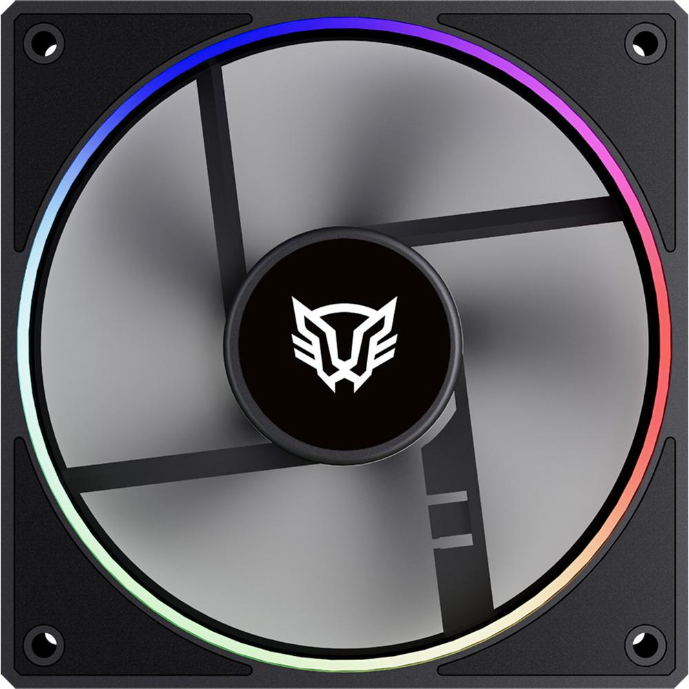Foto 3 | Ventilador Gamer Balam Rush Eolox Bora Exb85 120mm Argb Diseño Cuadrado Pwm 4 Pin + Aura 1600rpm Neg