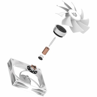 Foto 4 | Ventilador Gamer Balam Rush Eolox Glaziar Exg77 120mm Aspas Aerodinámicas Pwm 4 Pin 2000rpm Blanco B