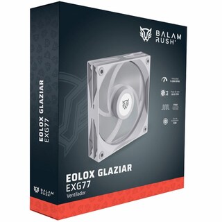 Foto 6 | Ventilador Gamer Balam Rush Eolox Glaziar Exg77 120mm Aspas Aerodinámicas Pwm 4 Pin 2000rpm Blanco B