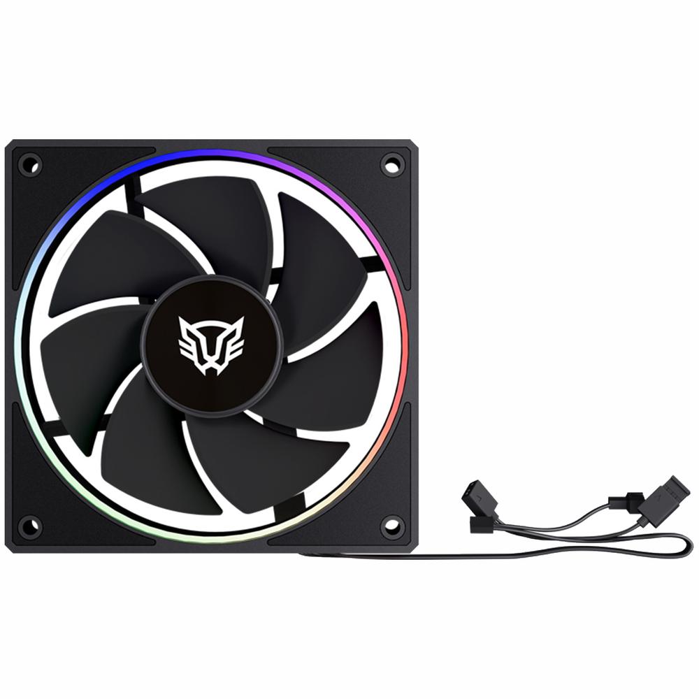 Foto 2 pulgar | Ventilador Gamer Balam Rush Eolox Bora-r Exb85r 120mm Argb Aspas Inversas Diseño Cuadrado Pwm 4 Pin