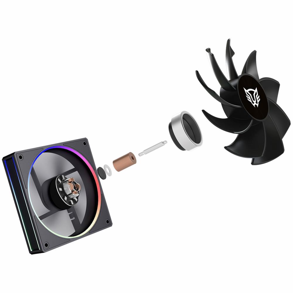 Foto 5 pulgar | Ventilador Gamer Balam Rush Eolox Bora-r Exb85r 120mm Argb Aspas Inversas Diseño Cuadrado Pwm 4 Pin