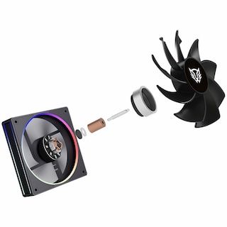 Foto 4 | Ventilador Gamer Balam Rush Eolox Bora-r Exb85r 120mm Argb Aspas Inversas Diseño Cuadrado Pwm 4 Pin