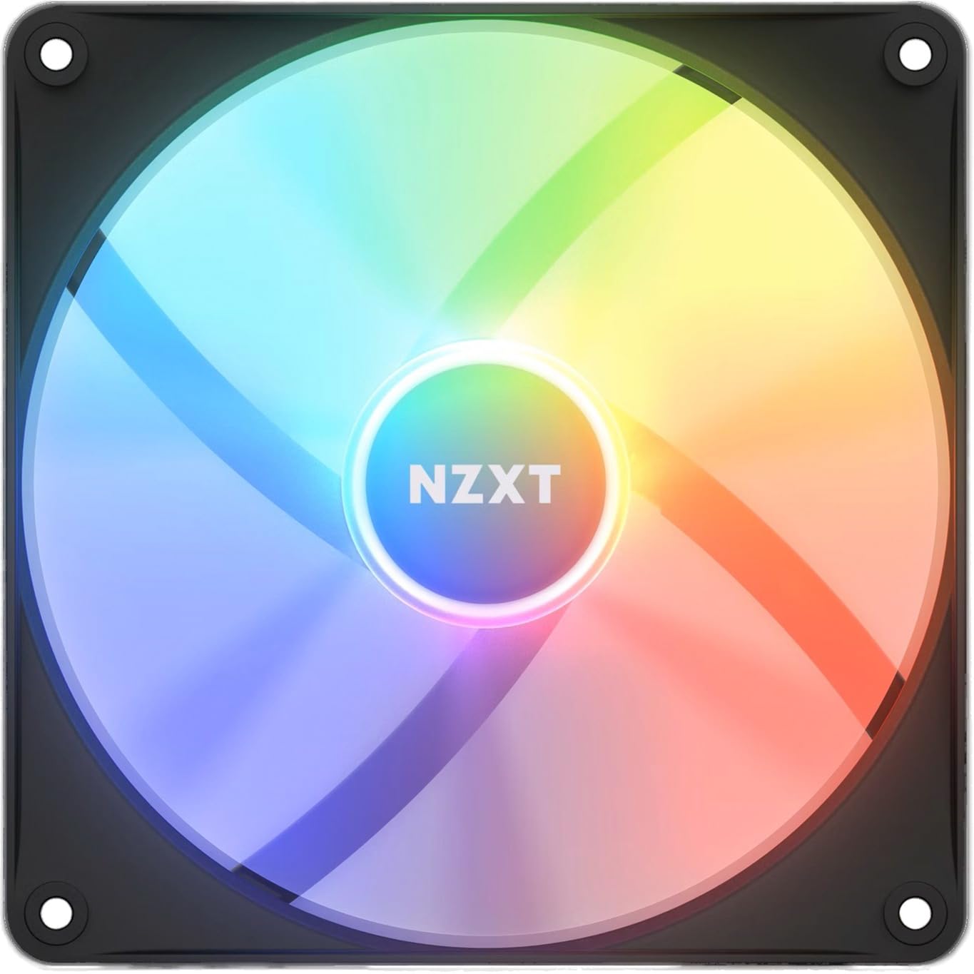 Foto 3 pulgar | Ventilador Nzxt F140 Rgb Core De 140 Mm Montado En Un Hub Con 8 Led Negro - Venta Internacional.