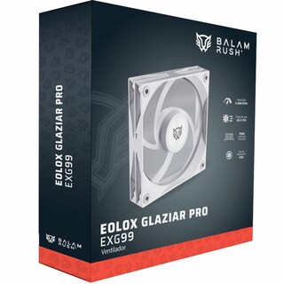 Foto 6 | Ventilador Gamer Balam Rush Eolox Glaziar Pro Exg99 120mm Aspas Aerodinámicas Pwm 4 Pin 2000rpm Blan