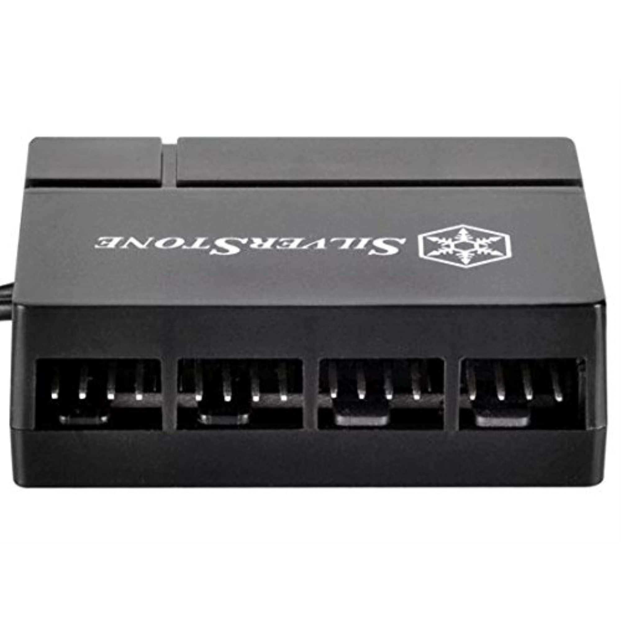 Foto 5 pulgar | Hub De Ventilador Silverstone Cpf04 Con Conectores Pwm De 1 A 8, Color Negro - Venta Internacional.