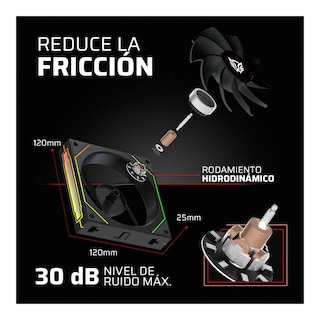 Foto 4 | Kit 3 Ventiladores Magenticos Para Pc Eo Safe Imports Esi-20104 Negro