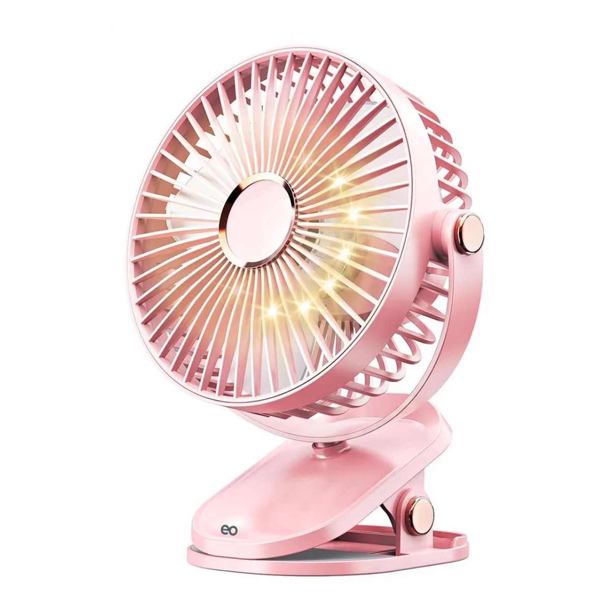 Foto 2 pulgar | Ventilador Portátil Redondo Con Clip De Escritorio Usb  Eo Safe Imports Esi-20128 Rosa