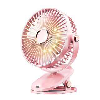 Foto 1 | Ventilador Portátil Redondo Con Clip De Escritorio Usb Eo Safe Imports Esi-20128 Rosa