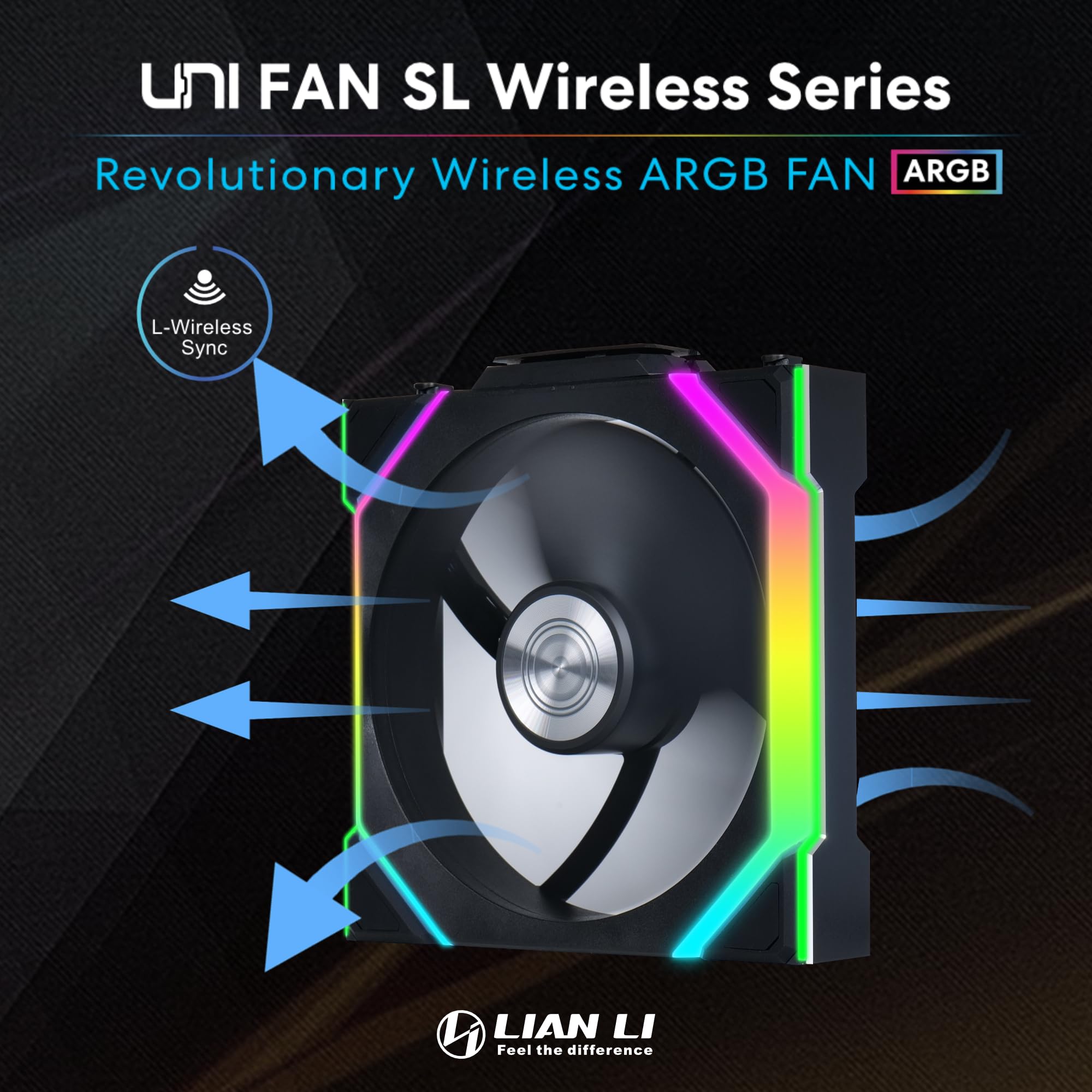 Foto 3 pulgar | Fan Lian Li Uni Fan Sl Inalámbrico Argb De 120 Mm  Paquete Triple - Venta Internacional.