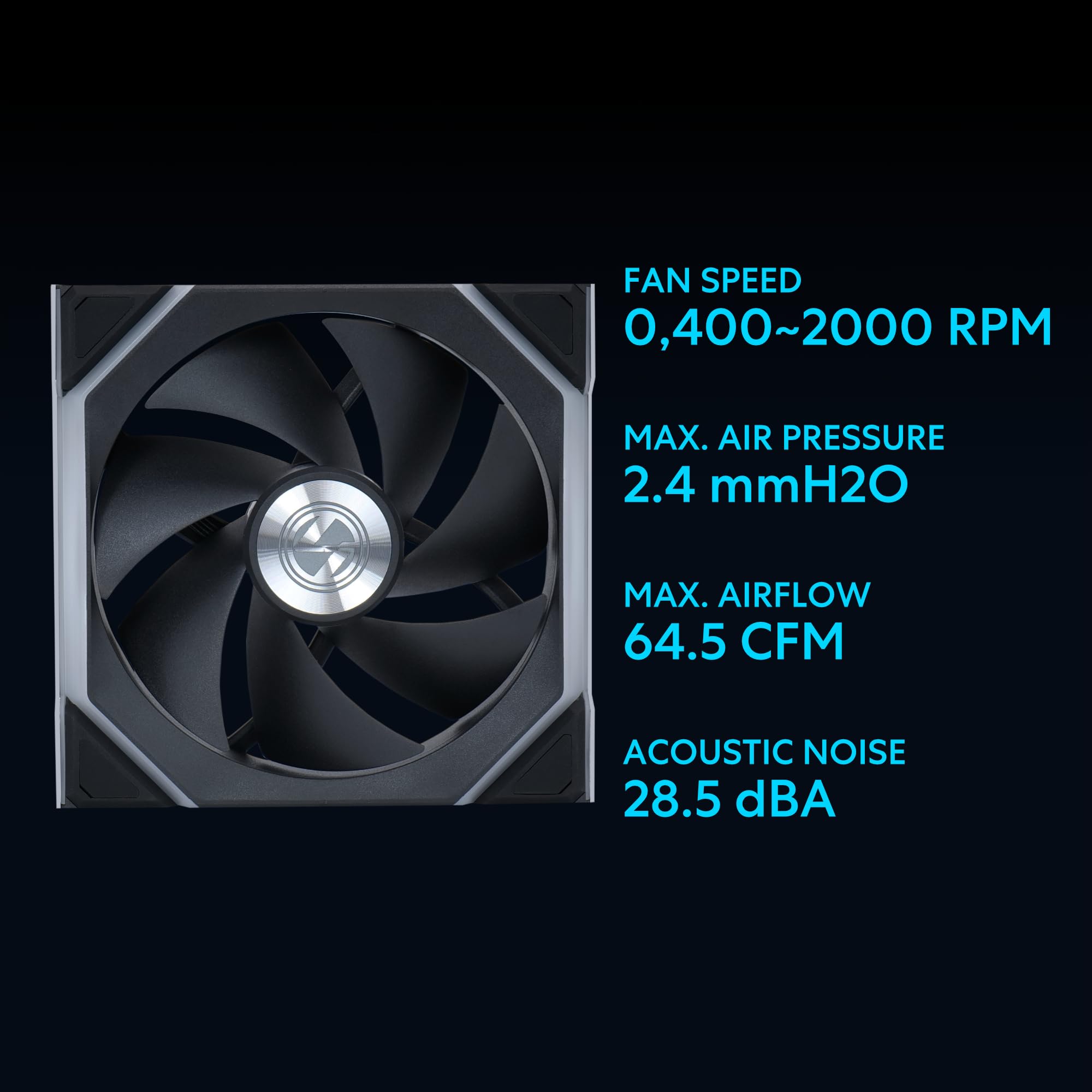 Foto 6 | Fan Lian Li Uni Fan Sl Inalámbrico Argb De 120 Mm  Paquete Triple Negro - Venta Internacional.