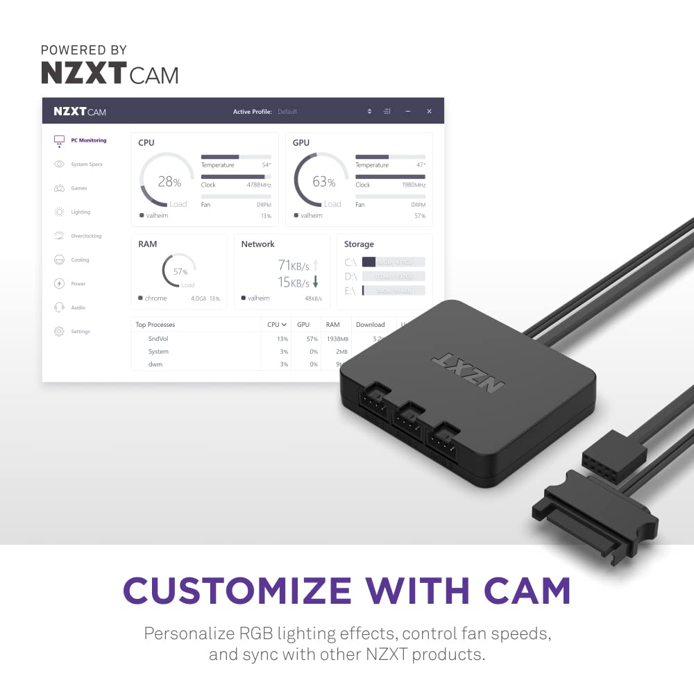 Foto 6 pulgar | Ventilador Nzxt F120rgb Duo  120 Mm  Rgb De Doble Cara  Paquete Único  Negro - Venta Internacional.