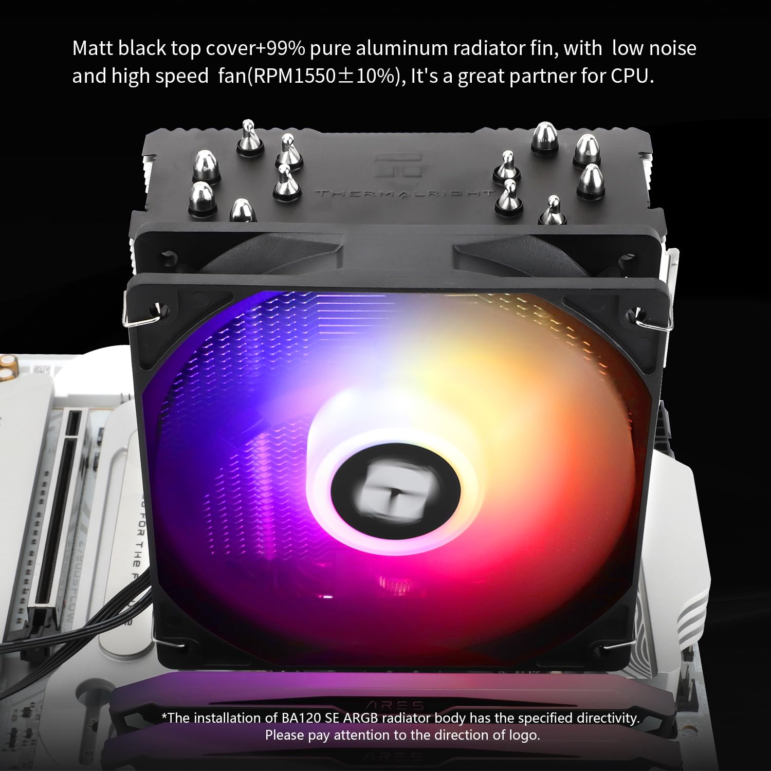 Foto 6 pulgar | Enfriador De Cpu Thermalright Burst Assassin 120 Se Argb - Venta Internacional.