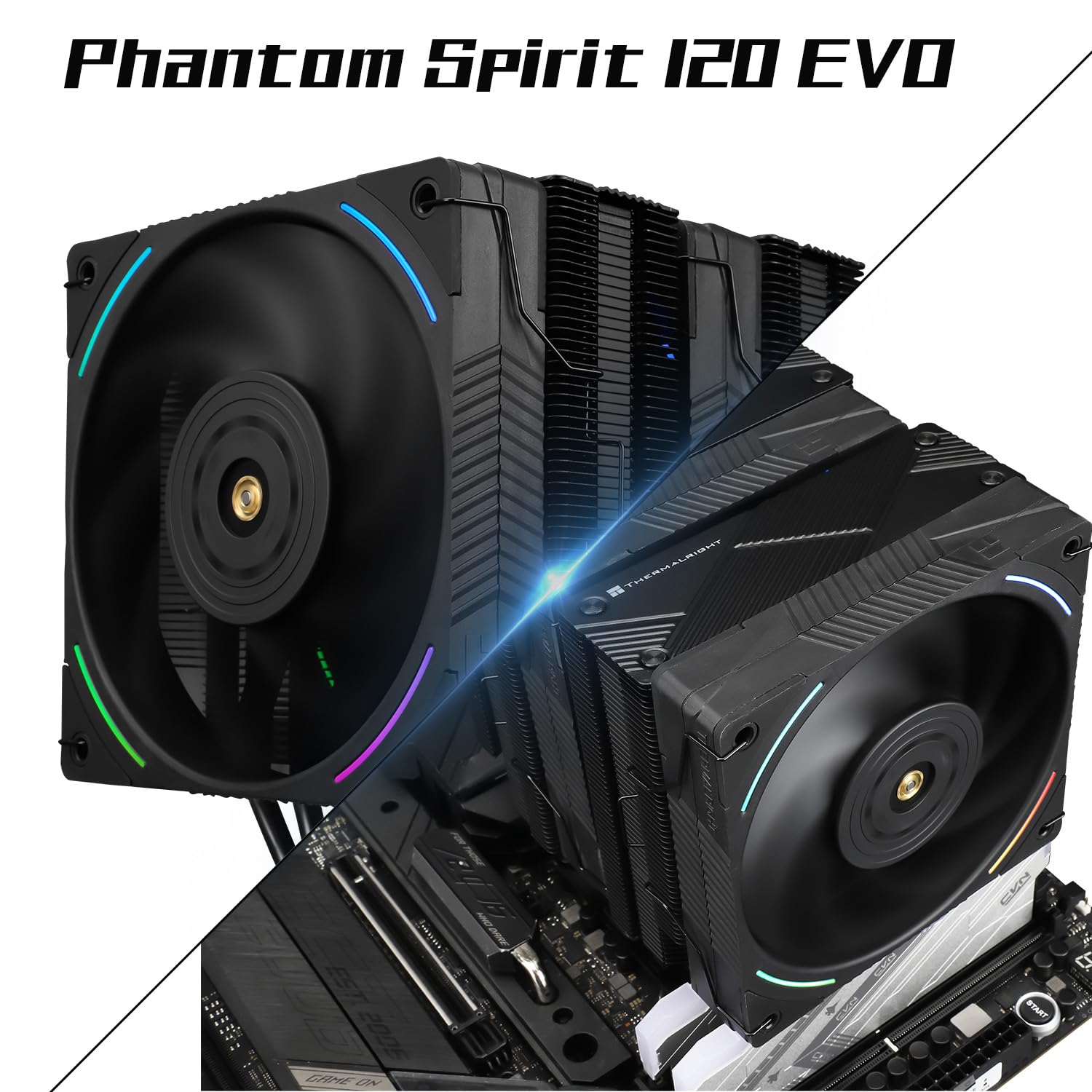 Foto 7 pulgar | Enfriador De Aire Para Cpu Thermalright Phantom Spirit 120 Evo - Venta Internacional.