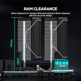 Foto 4 | Enfriador De Cpu Id-cooling Frozn A620 Pro Se Blackout Dual-tower - Venta Internacional.