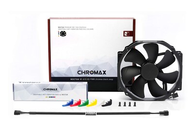 Foto 2 | Ventilador Noctua Nf-a15 Hs-pwm Chromax Negro Swap 140 Mm 12 V 4 Pines - Venta Internacional.