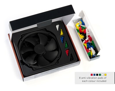 Foto 4 | Ventilador Noctua Nf-a15 Hs-pwm Chromax Negro Swap 140 Mm 12 V 4 Pines - Venta Internacional.