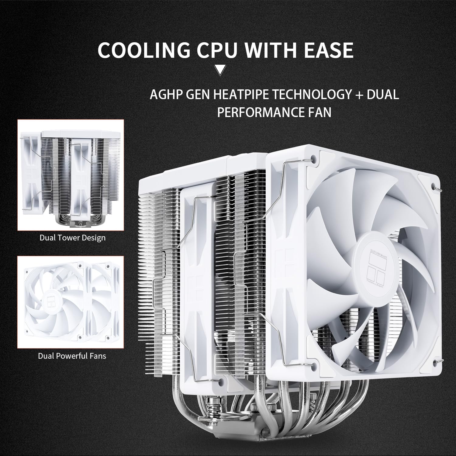 Foto 2 | Enfriador De Cpu Thermalright Peerless Assassin 120 Digital Blanco - Venta Internacional.