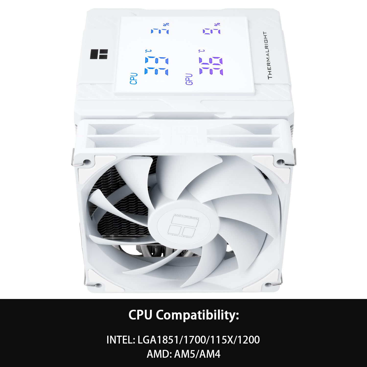Foto 4 pulgar | Enfriador De Cpu Thermalright Peerless Assassin 120 Digital Blanco - Venta Internacional.