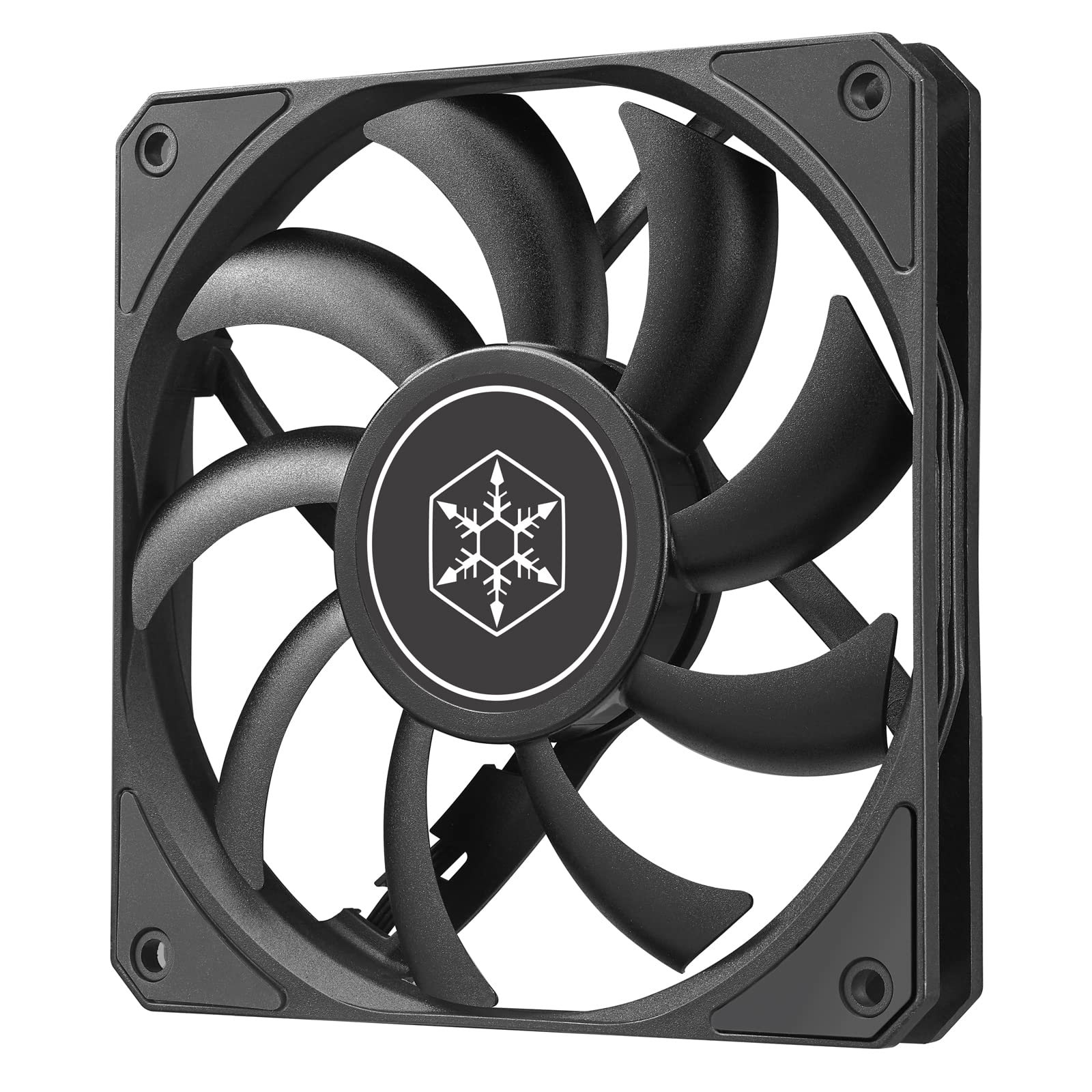 Foto 2 pulgar | Ventilador Silverstone Technology Air Slimmer 120 120 Mm Negro - Venta Internacional.