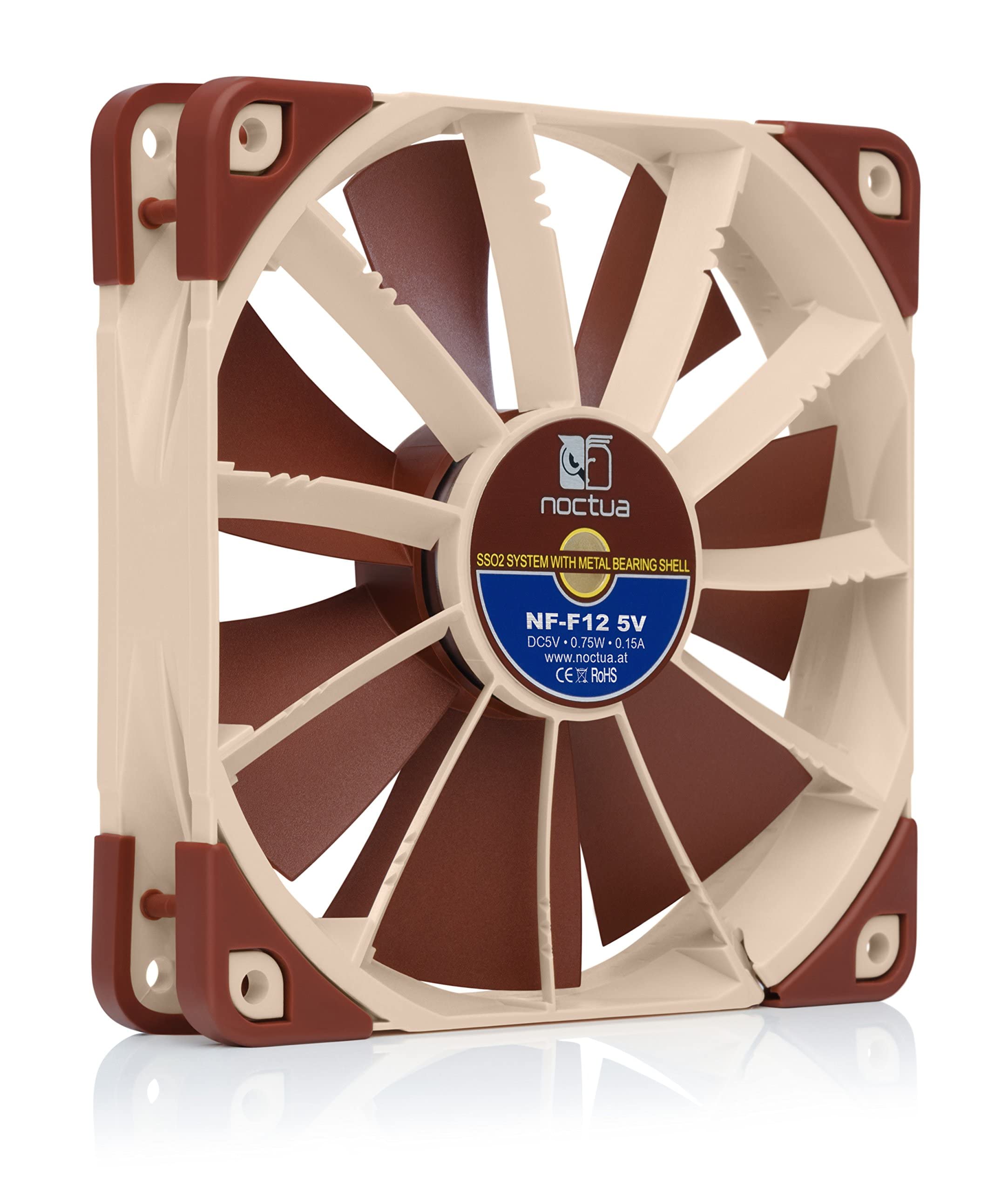 Foto 5 pulgar | Ventilador Noctua Nf-f12 De 5 V  Premium  Silencioso  120 Mm  Con Alimentación Usb - Venta Internacional.