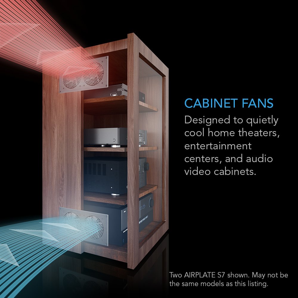 Foto 3 pulgar | Sistema De Ventilador De Refrigeración Ac Infinity Airplate S9 Para Cine En Casa - Venta Internacional.