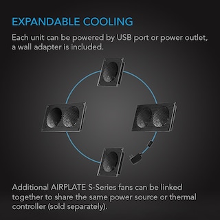 Foto 5 | Sistema De Ventilador De Refrigeración Ac Infinity Airplate S9 Para Cine En Casa - Venta Internacional.