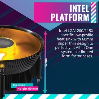 Foto 2 | Enfriador De Aire Para Cpu Cooler Master I71c Rgb Intel De Perfil Bajo - Venta Internacional.