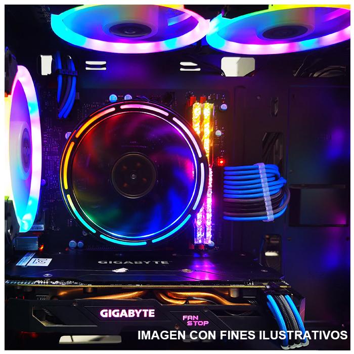 Foto 3 | Disipador Cpu Vetroo Dark Storm Rgb Intel Amd Xtreme PC Gaming color Negro