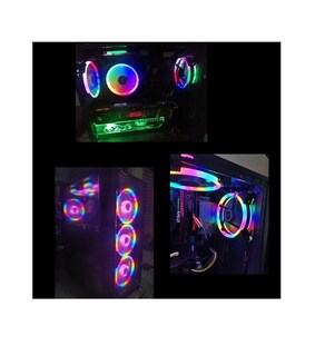 Foto 3 | Kit De 3 Ventiladores Pc,120mm 1200rpm Disipador Rgb Eo Safe Imports Esi-450 Multicolor