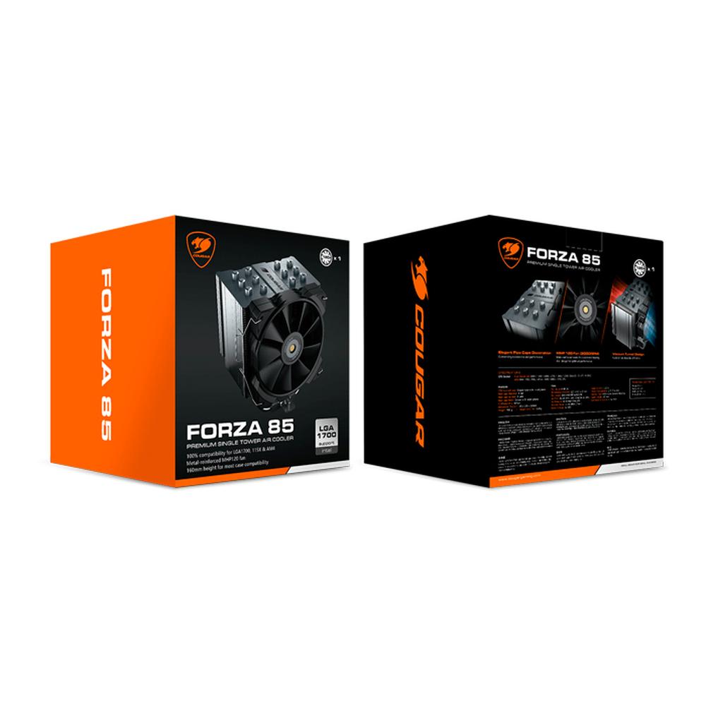 Foto 7 pulgar | Disipador CPU Cougar Forza 85 120mm Am5 Intel 1700 3mfza85.0001 color Negro