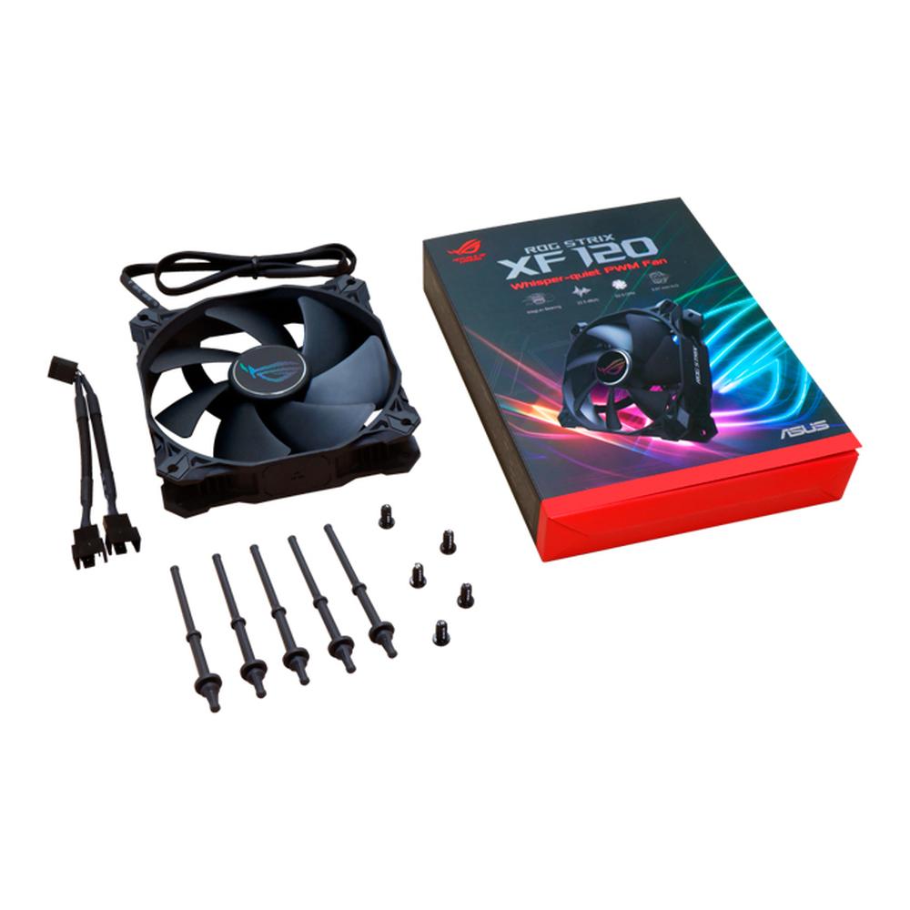 Foto 6 pulgar | Ventilador Asus STRIX XF120/XF120A1/BK color Negro Rog Strix XF 120 4 Pines 120 mm