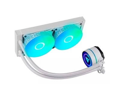 Foto 1 | Enfriamiento Liquido Game Factor Lqg601 Rgb Blanco
