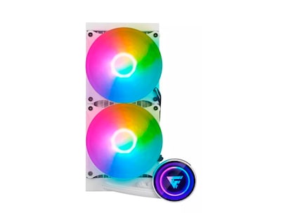 Foto 3 | Enfriamiento Liquido Game Factor Lqg601 Rgb Blanco