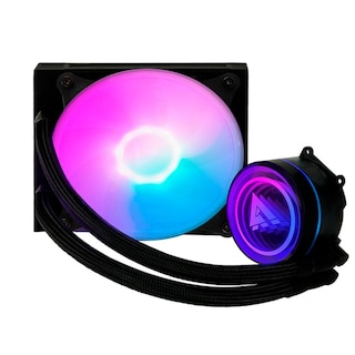 Foto 2 | Enfriamiento Líquido Game Factor LQG501-BK color Negro 120 MM RGB 1fan