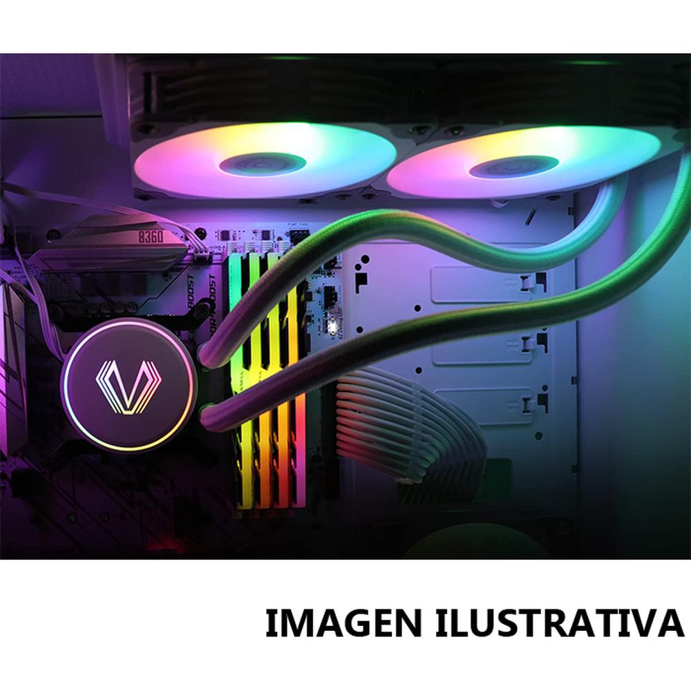 Foto 5 pulgar | Enfriamiento Líquido Xtreme PC Gaming Vetroo V240 RGB Blanco