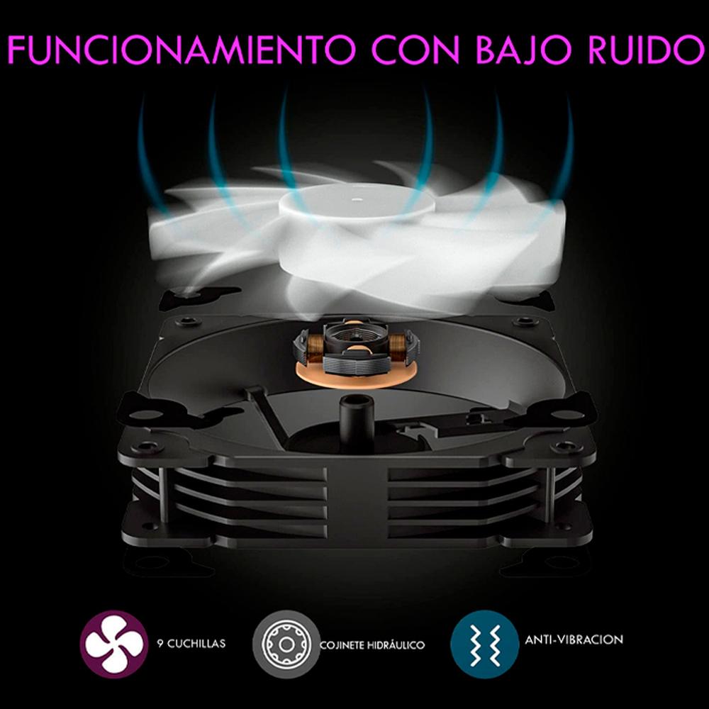 Foto 4 | Enfriamiento Líquido Vetroo V360 Argb Intel Lga 1700 Amd Am5 360mm Vt-aio-v360-bk