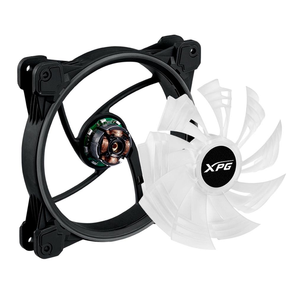 Foto 4 pulgar | Ventilador Xpg Hurricane 140 mm Argb HURRICANE140ARGBPWM-BKCWW color Negro