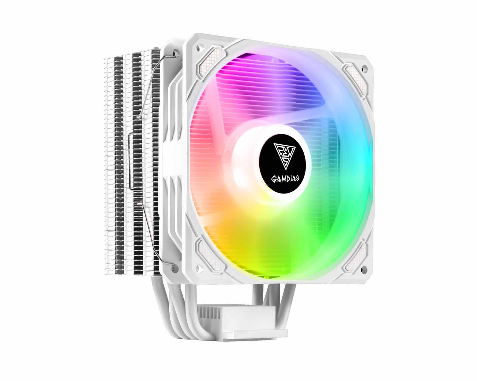 Disipador Cpu Gamdias Boreas E1-410 Wh 120mm 800-2000rpm color Blanco