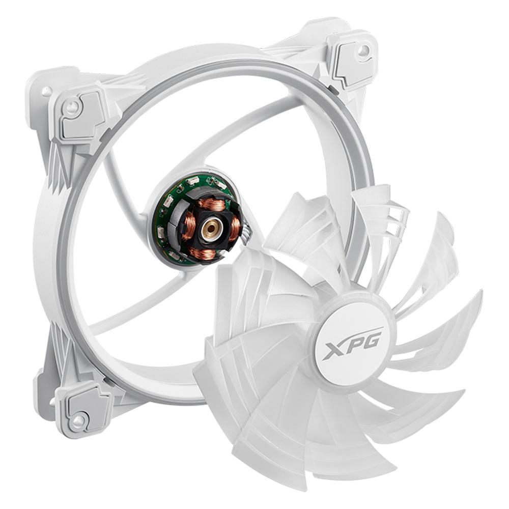 Foto 4 pulgar | Ventilador Pc Xpg Hurricane 140mm Argb Pwm 4 Pines 1800rpm Blanco Hurricane140argbpwm-whcww