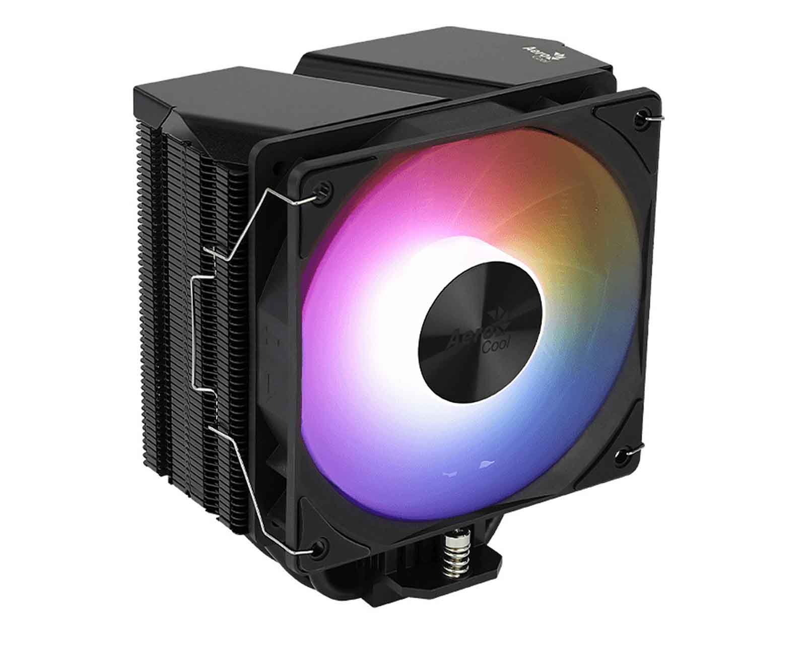 Foto 2 pulgar | Disipador Aerocool Rime 4 LED RGB 120MM 800-1800rpm Negro