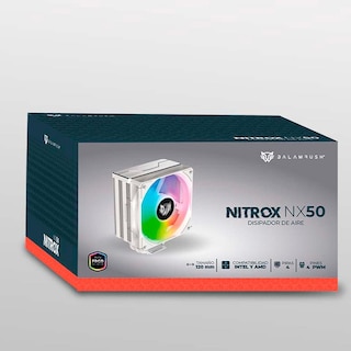 Foto 6 | Disipador CPU Gamer Balam Rush Nitrox Nx50 120mm Argb Lga 1700 Am5 800-1800 Rpm 4-pin Blanco Br-937917