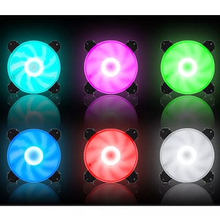Foto 2 | Kit de 3 Ventiladores Rgb para Pc Gamer Eo Safe ImportsMulticolor