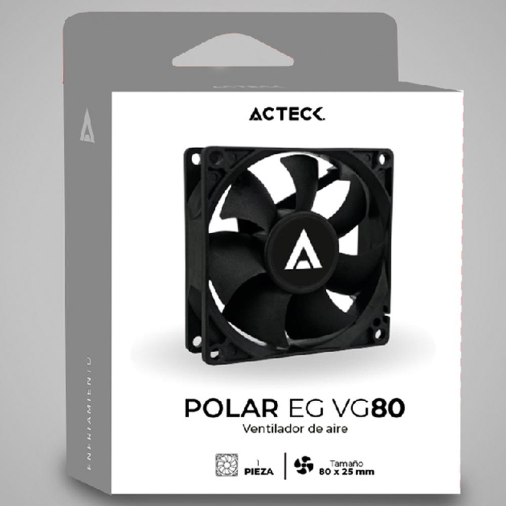 Foto 7 pulgar | Ventilador Acteck Polar Eg Vg80 80 mm 2500rpm Negro