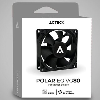 Foto 6 | Ventilador Acteck Polar Eg Vg80 80 mm 2500rpm Negro