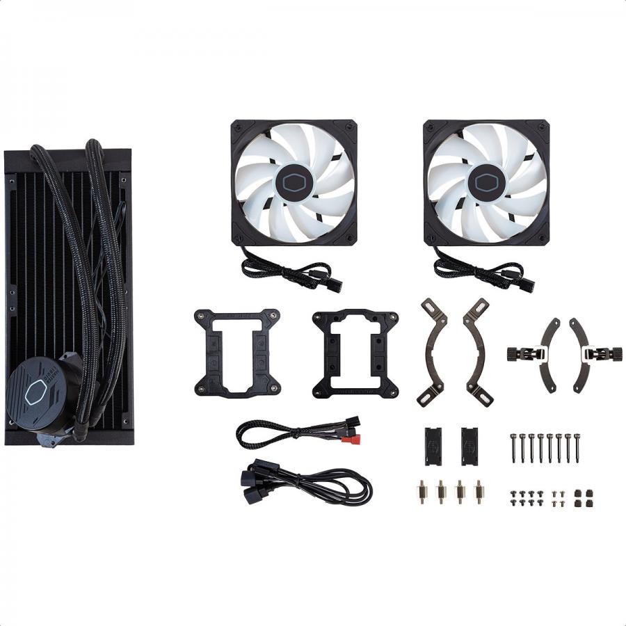 Foto 5 pulgar | Enfriamiento Líquido Cooler Master Masterliquid 240L Core ARGB